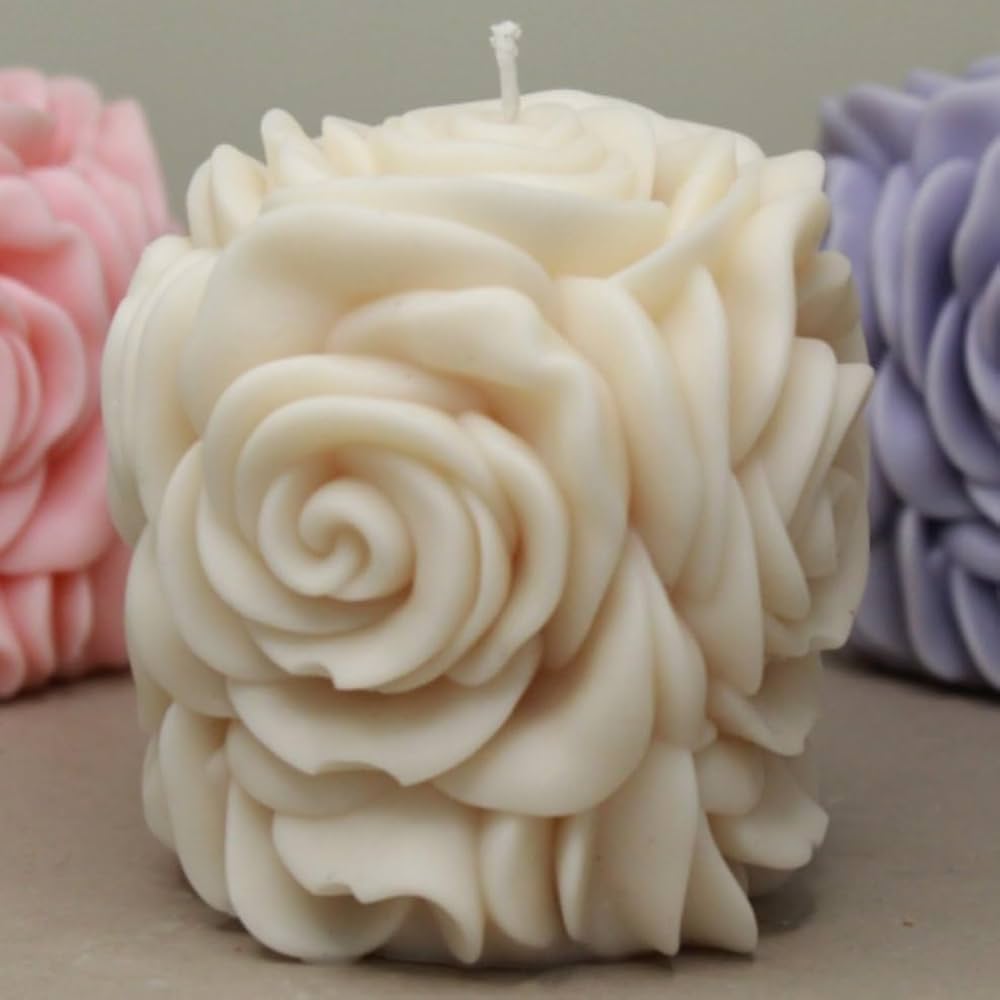 Eternal Bloom 3D Rose Candle