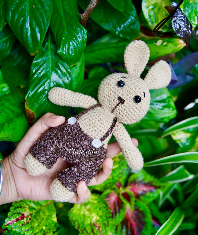 Handmade Crochet Bunny Plush Toy – “Little Things” Collection