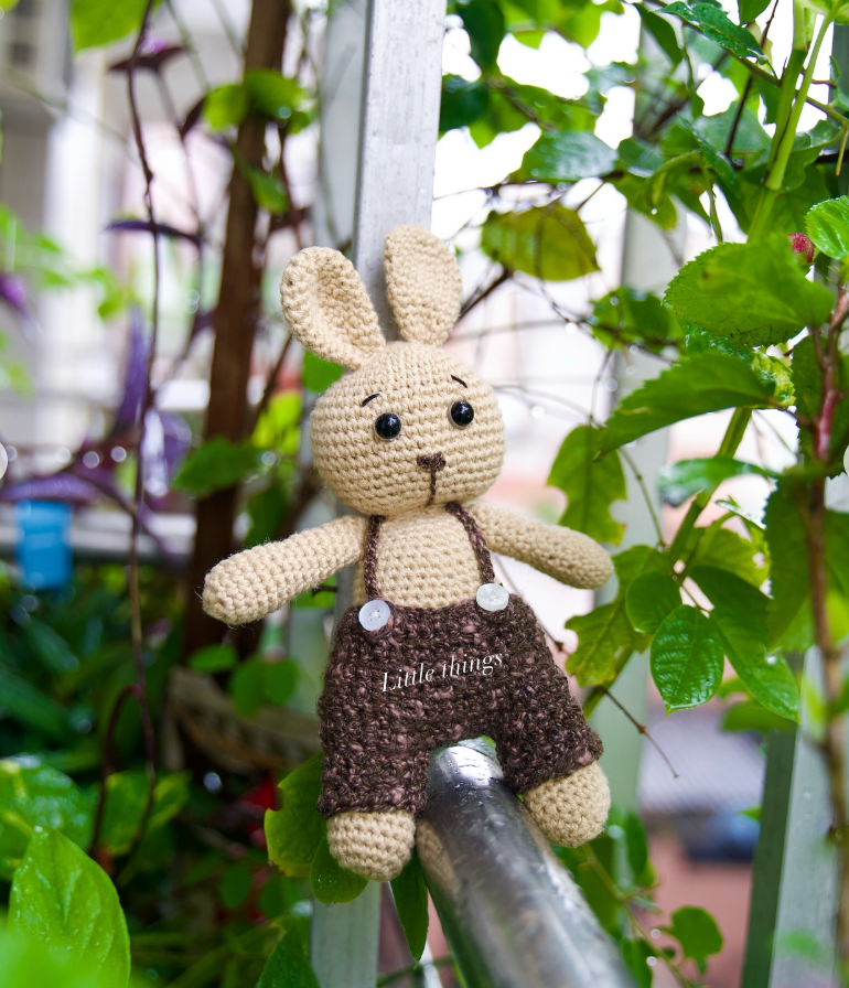 Handmade Crochet Bunny Plush Toy – “Little Things” Collection