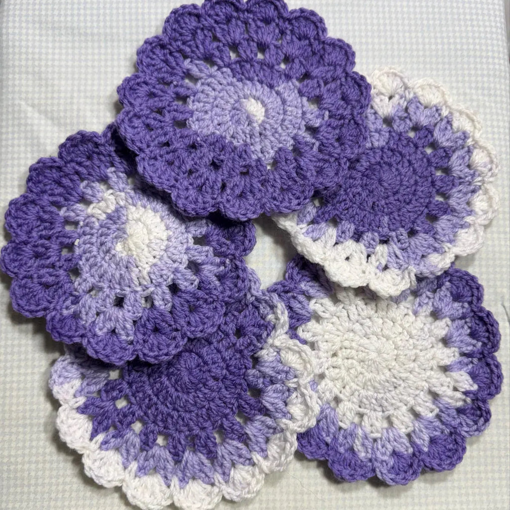 Tea Coaster Crochet Pattern – A Delicate Handmade DIY Craft for Your Tea Party