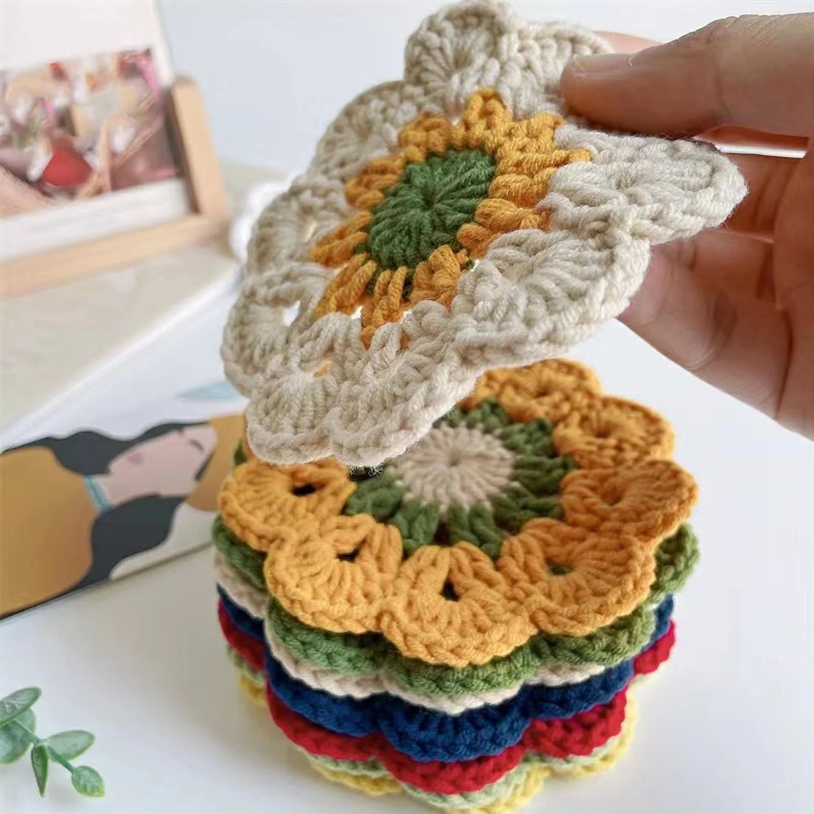 Tea Coaster Crochet Pattern – A Delicate Handmade DIY Craft for Your Tea Party